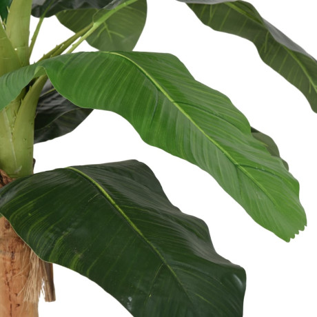 vidaXL Kunstplant bananenboom 18 bladeren 150 cm groen afbeelding3 - 1
