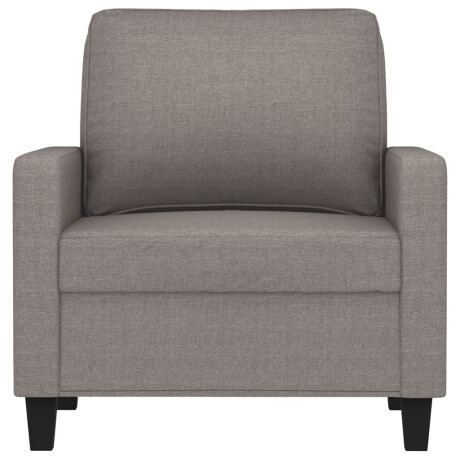vidaXL Fauteuil 60 cm stof taupe afbeelding3 - 1