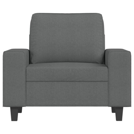 vidaXL Fauteuil 60 cm stof donkergrijs afbeelding3 - 1