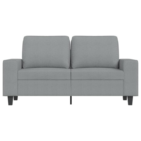 vidaXL Tweezitsbank 120 cm stof lichtgrijs afbeelding3 - 1