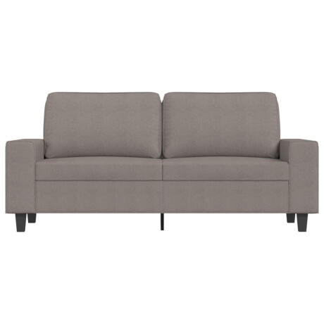vidaXL Tweezitsbank 140 cm stof taupe afbeelding3 - 1