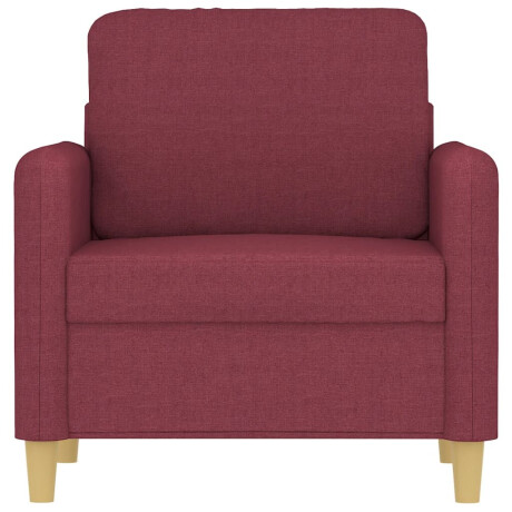 vidaXL Fauteuil 60 cm stof wijnrood afbeelding3 - 1