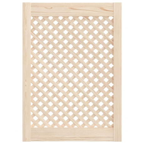 vidaXL Kastdeuren met latwerk 2 st 49,5x69 cm massief grenenhout afbeelding3 - 1