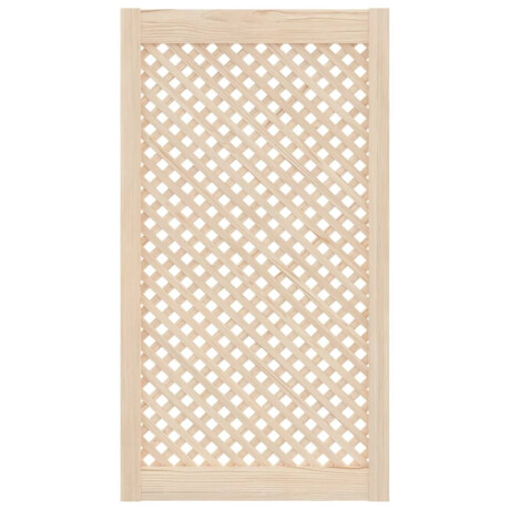 vidaXL Kastdeuren met latwerk 2 st 49,5x99 cm massief grenenhout afbeelding3 - 1