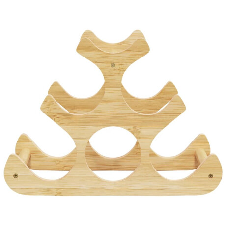 vidaXL Wijnrek voor 6 flessen 35x18x25,5 cm bamboe afbeelding3 - 1