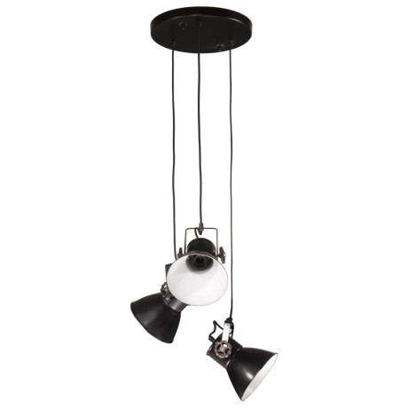 vidaXL Hanglamp 25 W E27 30x30x100 cm zwart afbeelding3 - 1