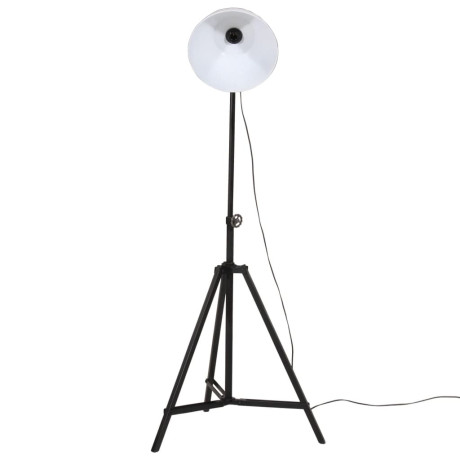 vidaXL Vloerlamp 25 W E27 61x61x90/150 cm wit afbeelding3 - 1