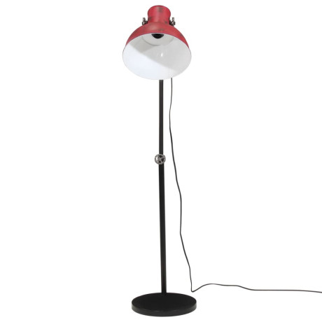 vidaXL Vloerlamp 25 W E27 30x30x90/150 cm verweerd rood afbeelding3 - 1