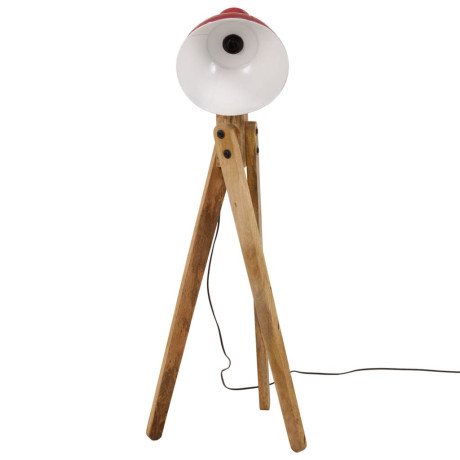 vidaXL Vloerlamp 25 W E27 45x45x120 cm verweerd rood afbeelding3 - 1