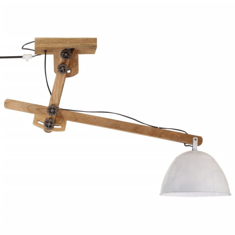 vidaXL Plafondlamp 25 W E27 105x30x65-108 cm wit afbeelding3 - 1