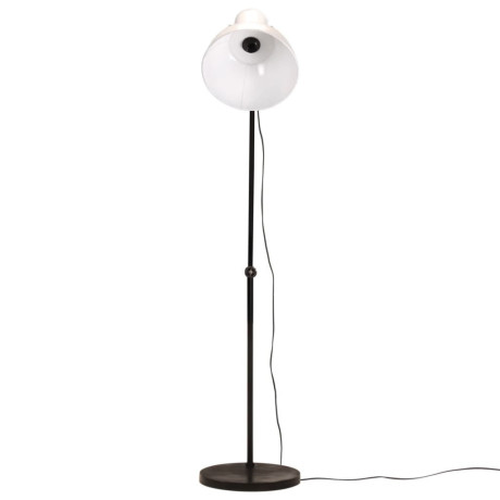 vidaXL Vloerlamp 25 W E27 150 cm wit afbeelding3 - 1