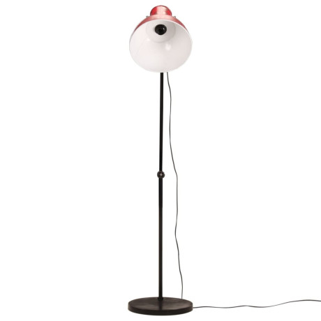 vidaXL Vloerlamp 25 W E27 150 cm verweerd rood afbeelding3 - 1