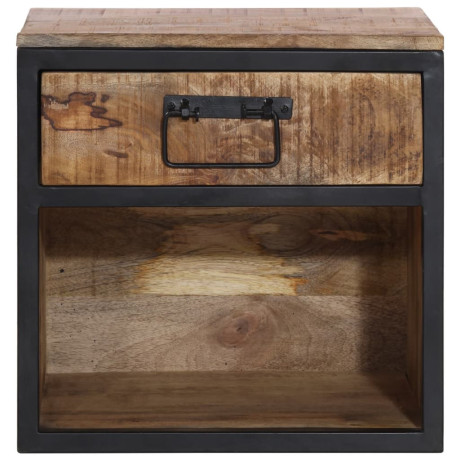vidaXL Nachtkastje 40x35x40 cm massief mangohout afbeelding3 - 1