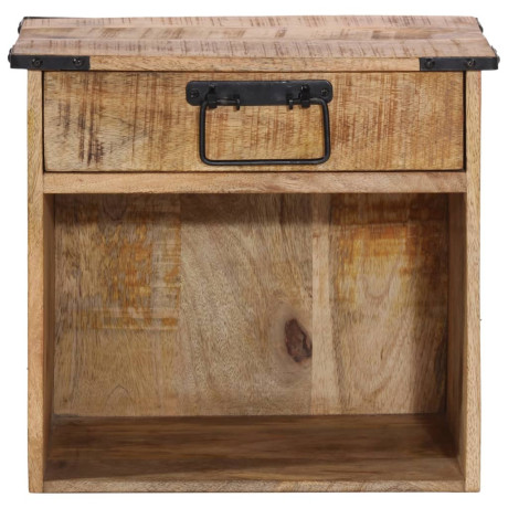 vidaXL Nachtkastje 40x30x37 cm massief mangohout afbeelding3 - 1