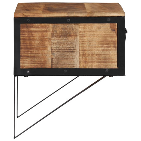 vidaXL Nachtkastje 40x35x40 cm massief mangohout afbeelding3 - 1