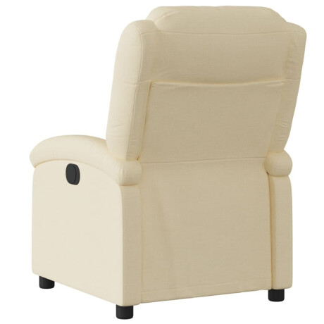vidaXL Relaxfauteuil crème stof afbeelding3 - 1