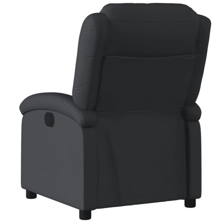 vidaXL Relaxfauteuil Zwart Echt Leer afbeelding3 - 1