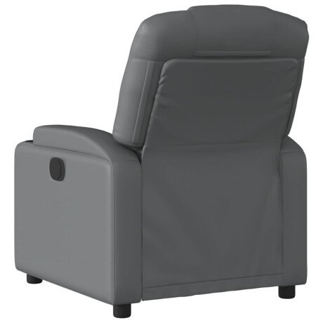 vidaXL Relaxfauteuil grijs kunstleer afbeelding3 - 1