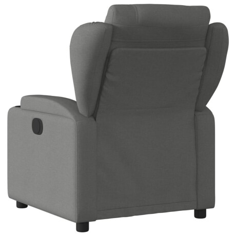 vidaXL Relaxfauteuil Donkergrijze Stof afbeelding3 - 1
