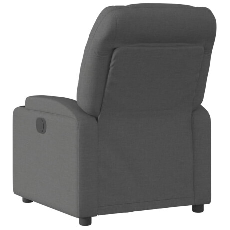 vidaXL Relaxfauteuil Donkergrijze Stof afbeelding3 - 1