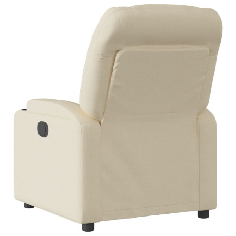vidaXL Relaxfauteuil Crème Stof afbeelding3 - 1