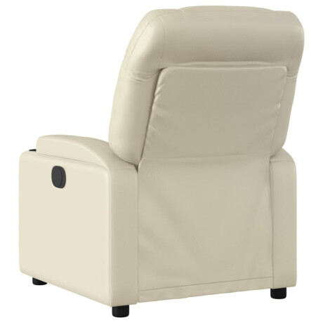 vidaXL Relaxfauteuil Crème Kunstleer afbeelding3 - 1