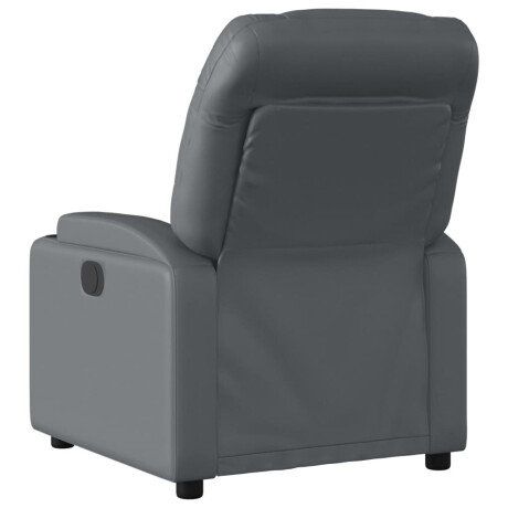 vidaXL Relaxfauteuil kunstleer grijs afbeelding3 - 1