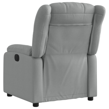 vidaXL Relaxfauteuil lichtgrijze stof afbeelding3 - 1