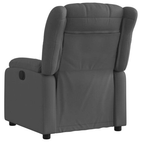 vidaXL Relaxfauteuil Donkergrijze Stof afbeelding3 - 1
