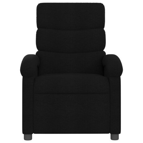 vidaXL Relaxfauteuil Zwarte Stof afbeelding3 - 1