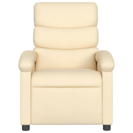 vidaXL Relaxfauteuil crème stof afbeelding3 - 1