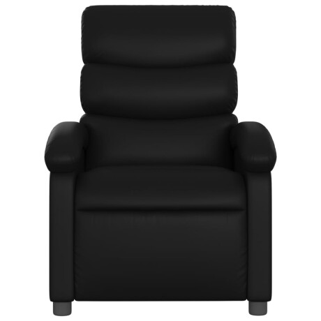 vidaXL Relaxfauteuil zwart kunstleer afbeelding3 - 1