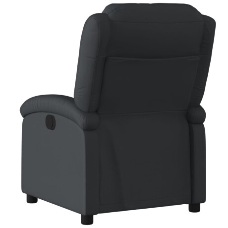 vidaXL Relaxfauteuil Zwart Echt Leer afbeelding3 - 1