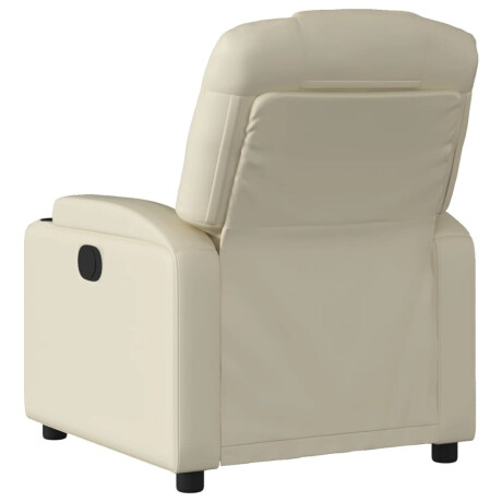 vidaXL Relaxfauteuil Crème Kunstleer afbeelding3 - 1