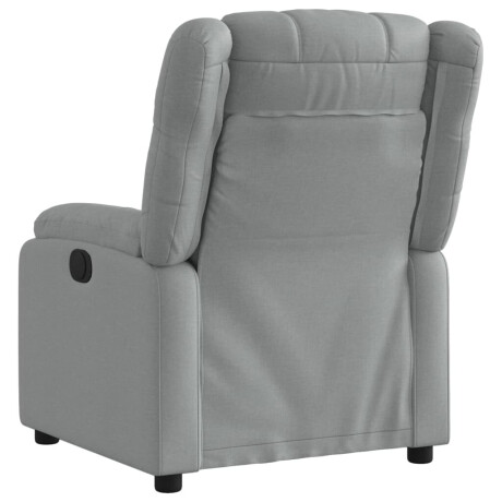 vidaXL Relaxfauteuil lichtgrijze stof afbeelding3 - 1