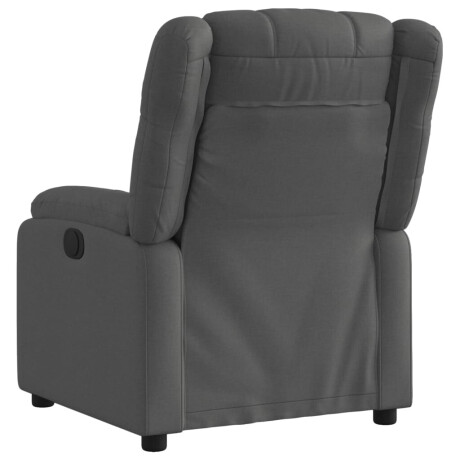 vidaXL Relaxfauteuil donkergrijze stof afbeelding3 - 1