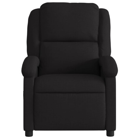 vidaXL Fauteuil verstelbaar stof zwart afbeelding3 - 1