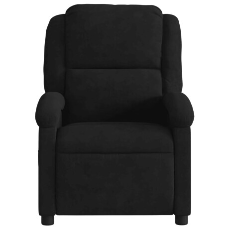 vidaXL Fauteuil verstelbaar fluweel zwart afbeelding3 - 1