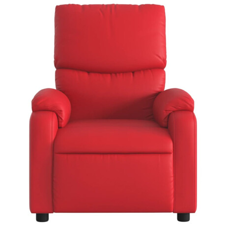 vidaXL Fauteuil verstelbaar kunstleer rood afbeelding3 - 1