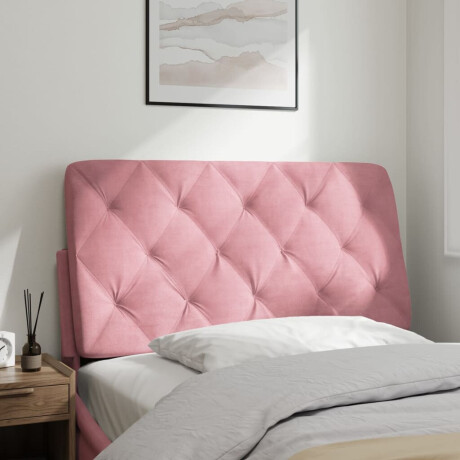 vidaXL Hoofdbordkussen 100 cm fluweel roze afbeelding3 - 1
