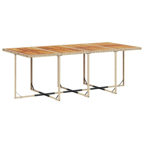 vidaXL 13-delige Tuinset met kussens poly rattan beige afbeelding3 - 1