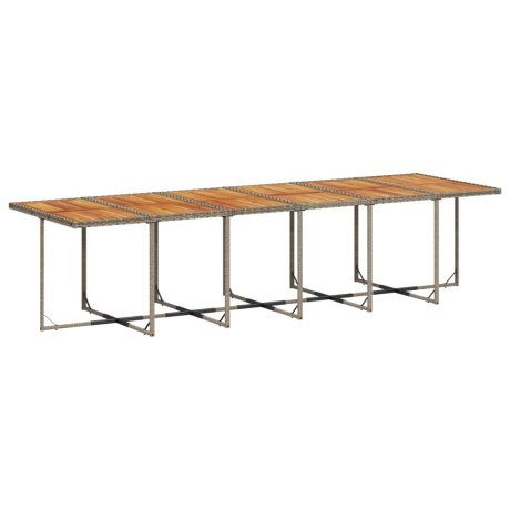 vidaXL 17-delige Tuinset met kussens poly rattan grijs afbeelding3 - 1