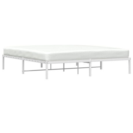 vidaXL Bedframe metaal wit 180x200 cm afbeelding3 - 1