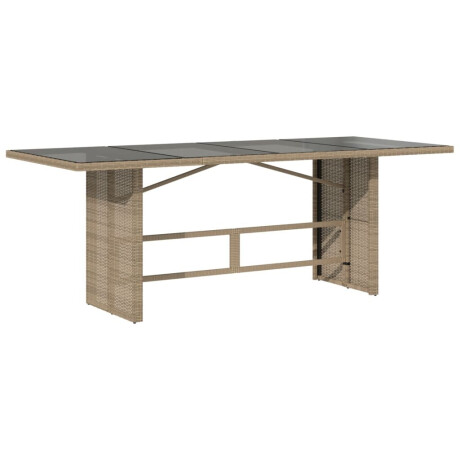vidaXL 9-delige Tuinset met kussens poly rattan gemengd beige afbeelding3 - 1