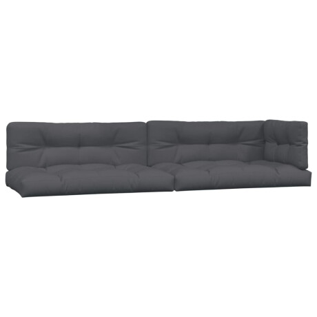 vidaXL 5-delige Loungeset pallet met kussens massief acaciahout afbeelding3 - 1