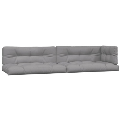 vidaXL 5-delige Loungeset pallet met kussens massief acaciahout afbeelding3 - 1