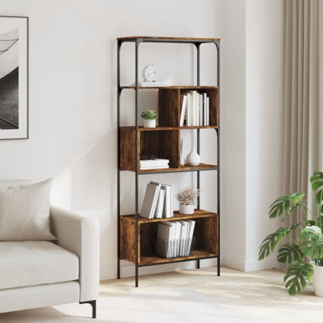 vidaXL Boekenkast 5-laags 76x33x188,5 cm bewerkt hout gerookt eiken afbeelding3 - 1