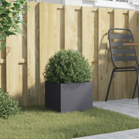 vidaXL Plantenbak 32x30x29 cm staal antracietkleurig afbeelding3 - 1