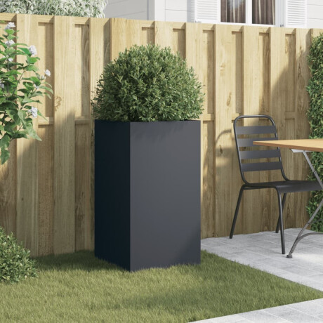 vidaXL Plantenbak 42x38x75 cm staal antracietkleurig afbeelding3 - 1
