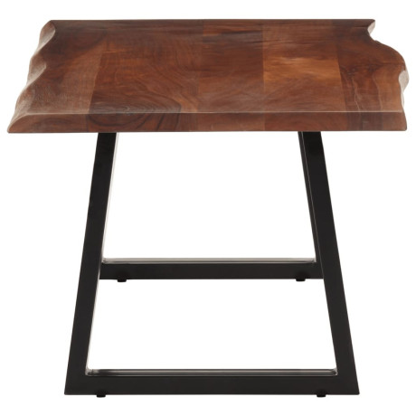 vidaXL Salontafel 110x55x40 cm massief acaciahout honingbruin afbeelding3 - 1